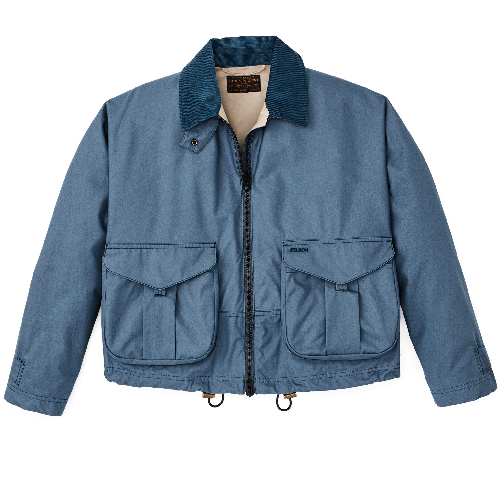 Women's Aviator Cloth Short Work Jacket - Flag Blue