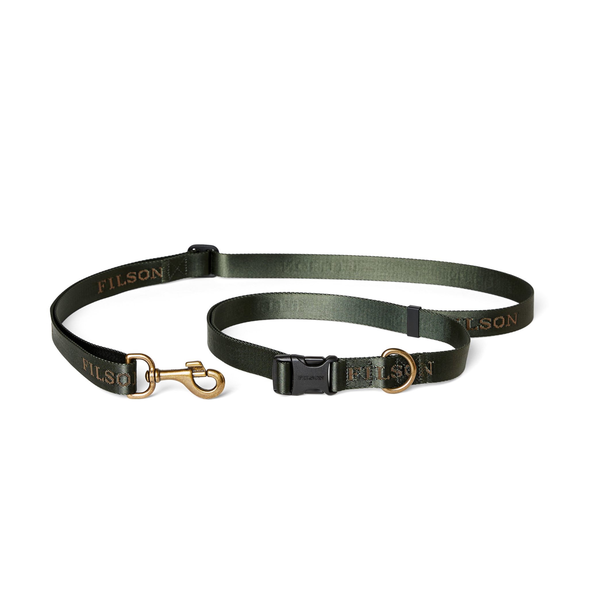 Adjustable Nylon Leash - Dark Timber