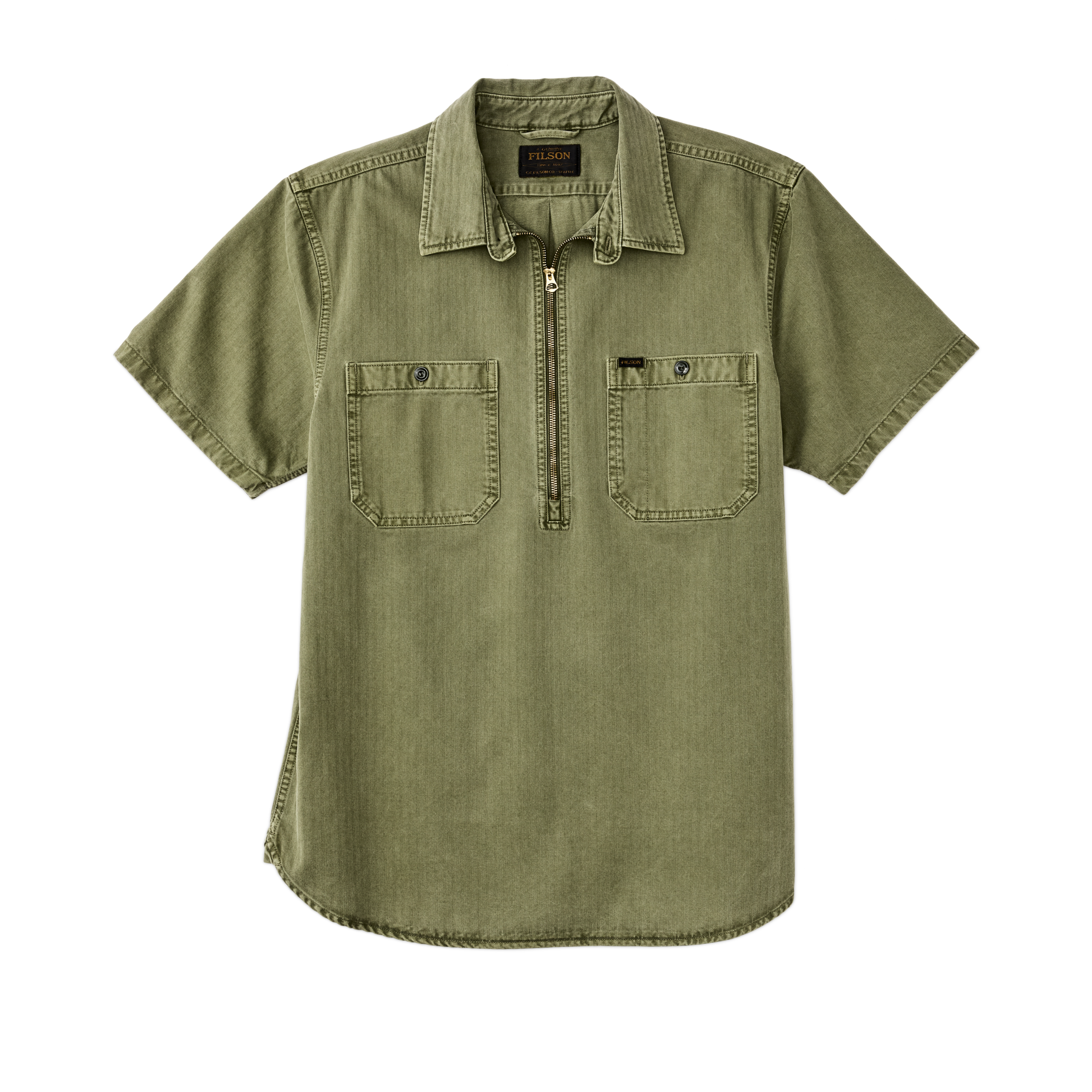Short Sleeve Mechanic Shirt - Moss