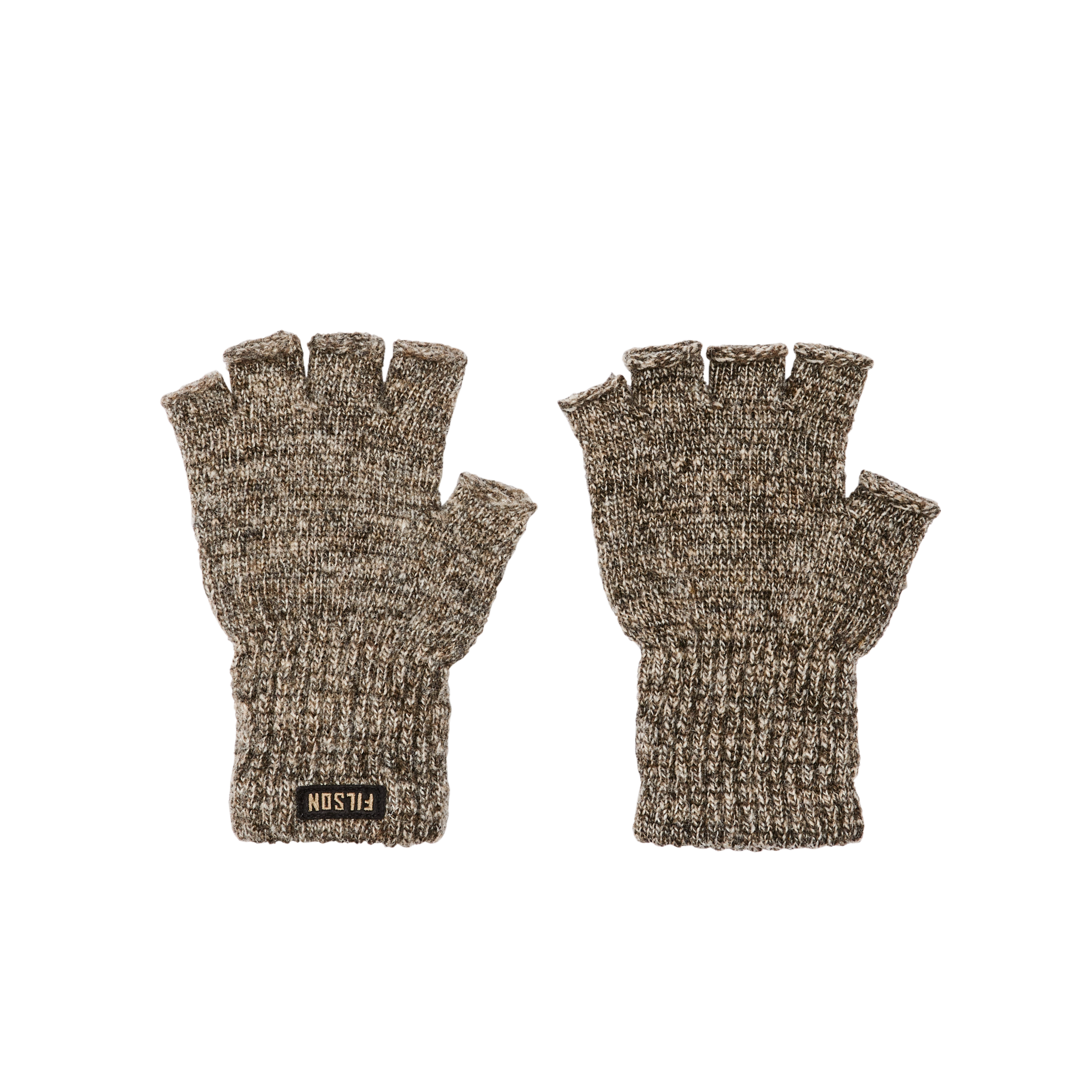 Fingerless Knit Gloves - Root Heather