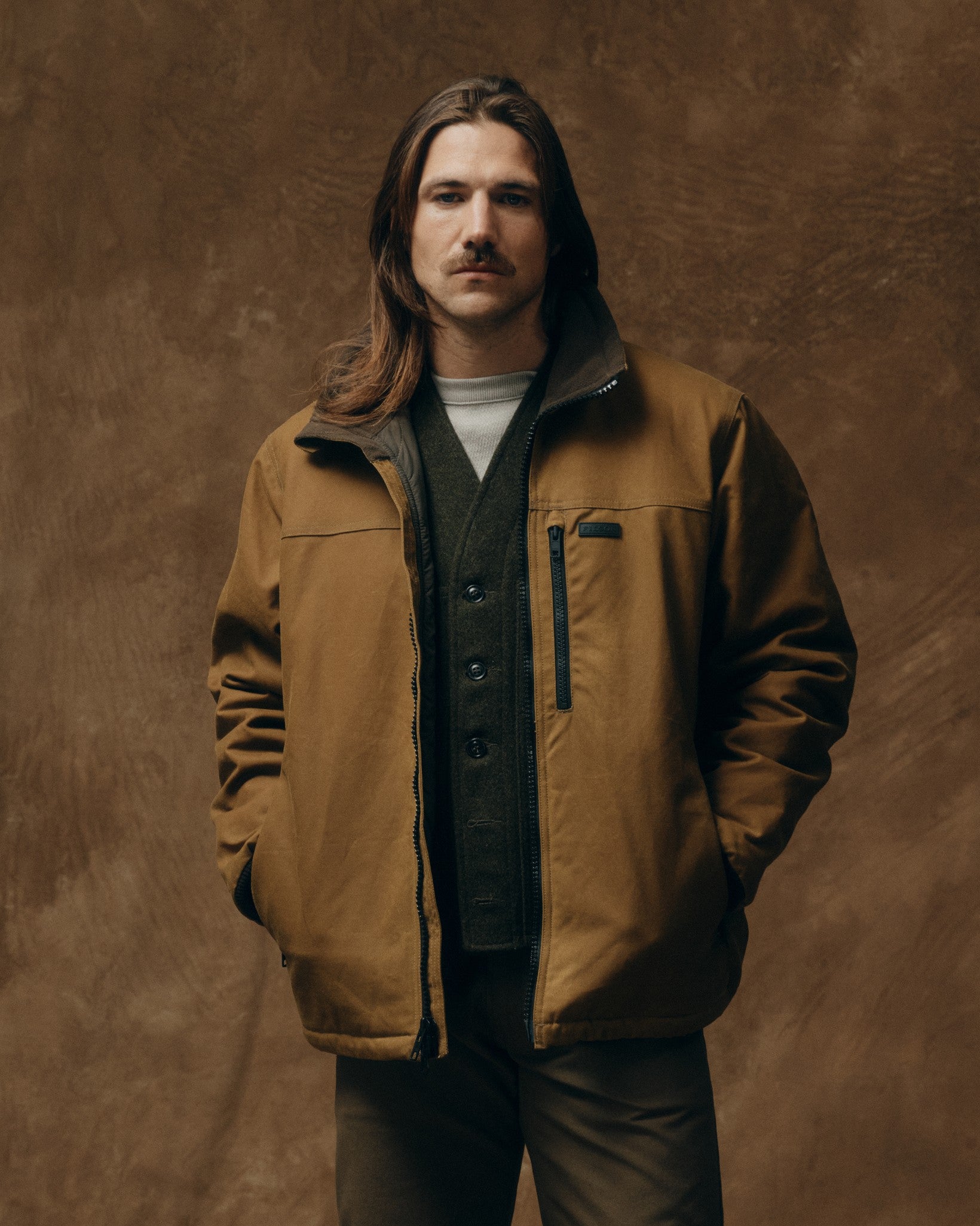 Tin Cloth Primaloft Jacket - Dark Tan 2