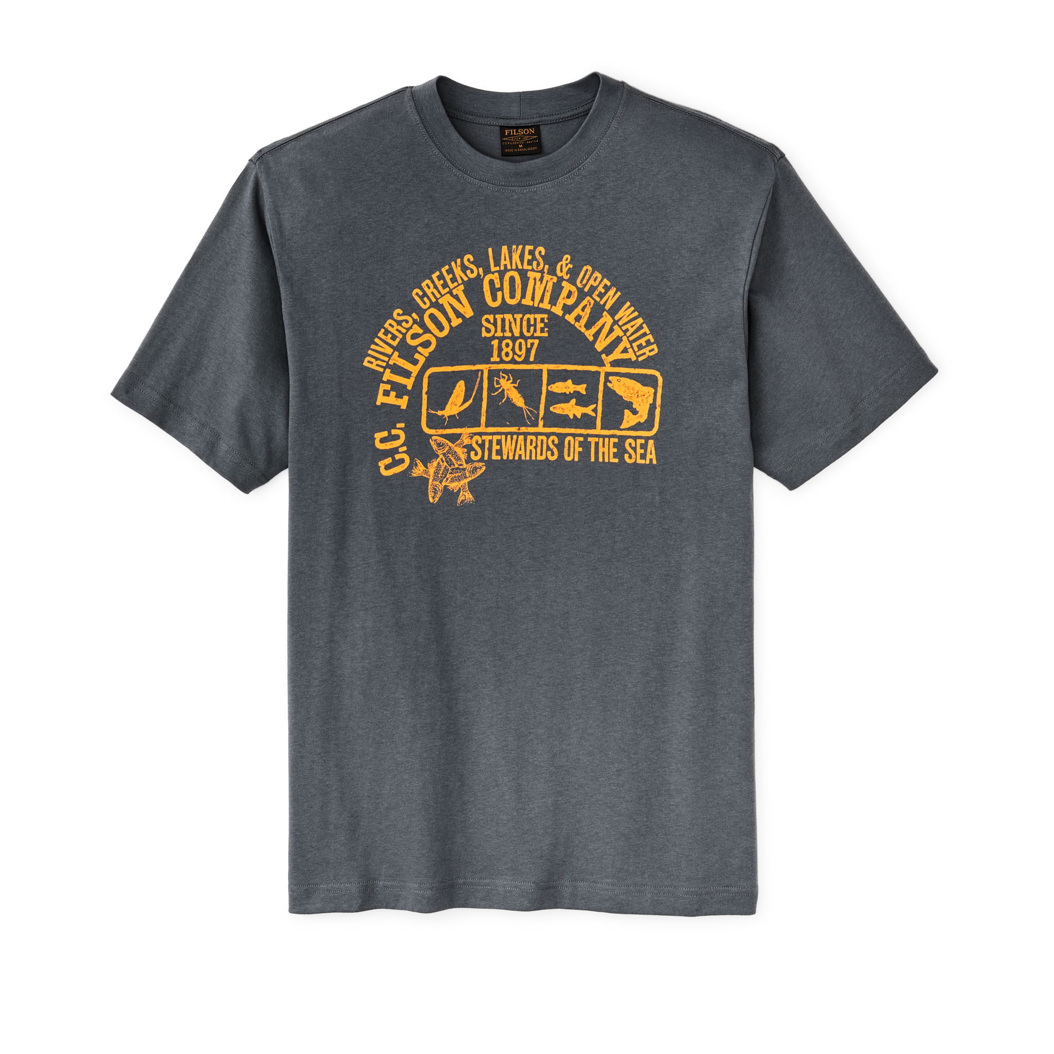 Frontier Graphic T-shirt - Storm Blue / Stewards