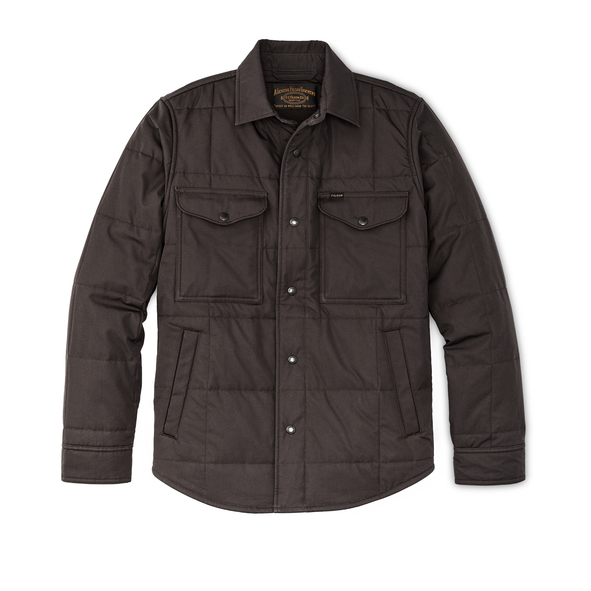 Cover Cloth Quilted Jac-shirt - Cinder