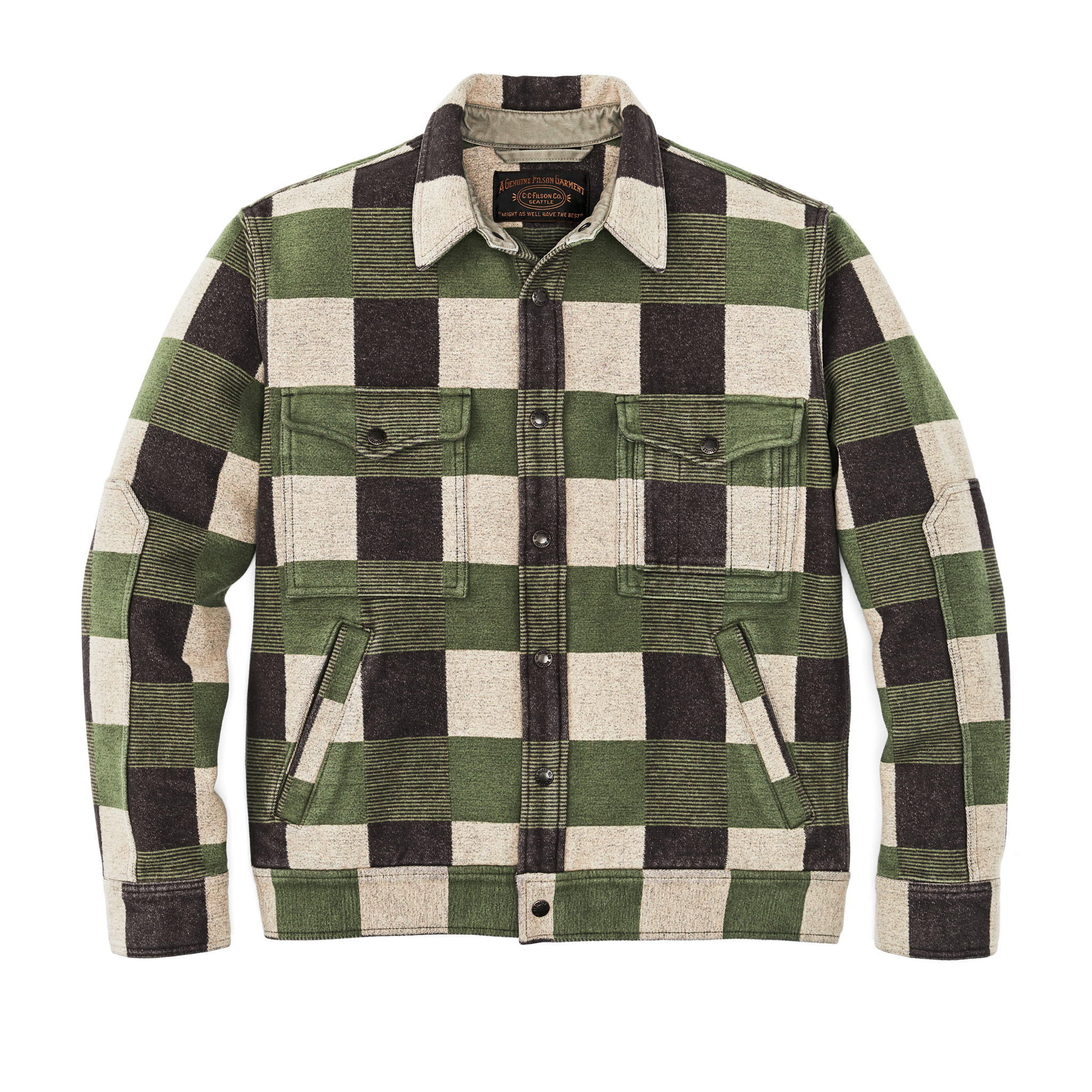 Beartooth Camp Jacket - Cinder / Olive Check