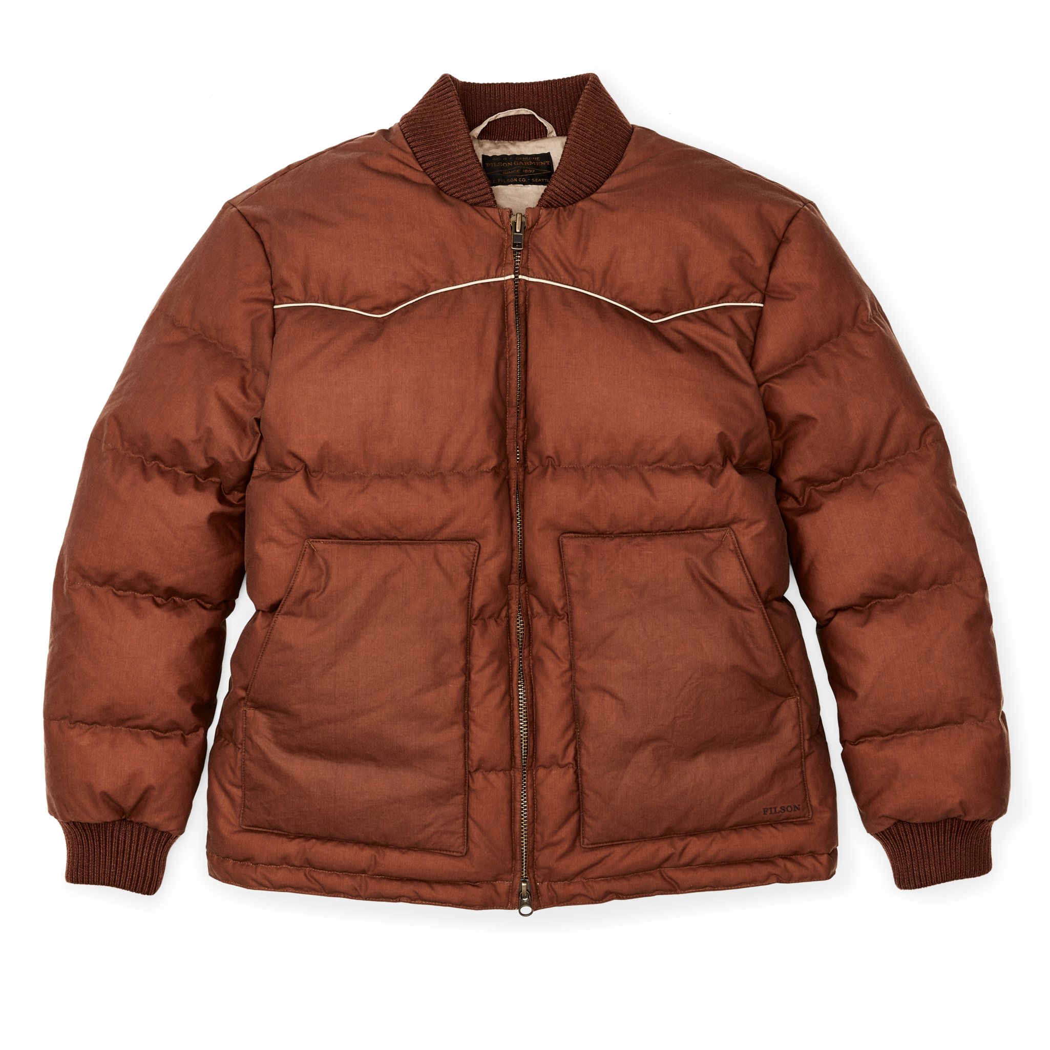 Women's Waxed Down Jacket - Madder Root