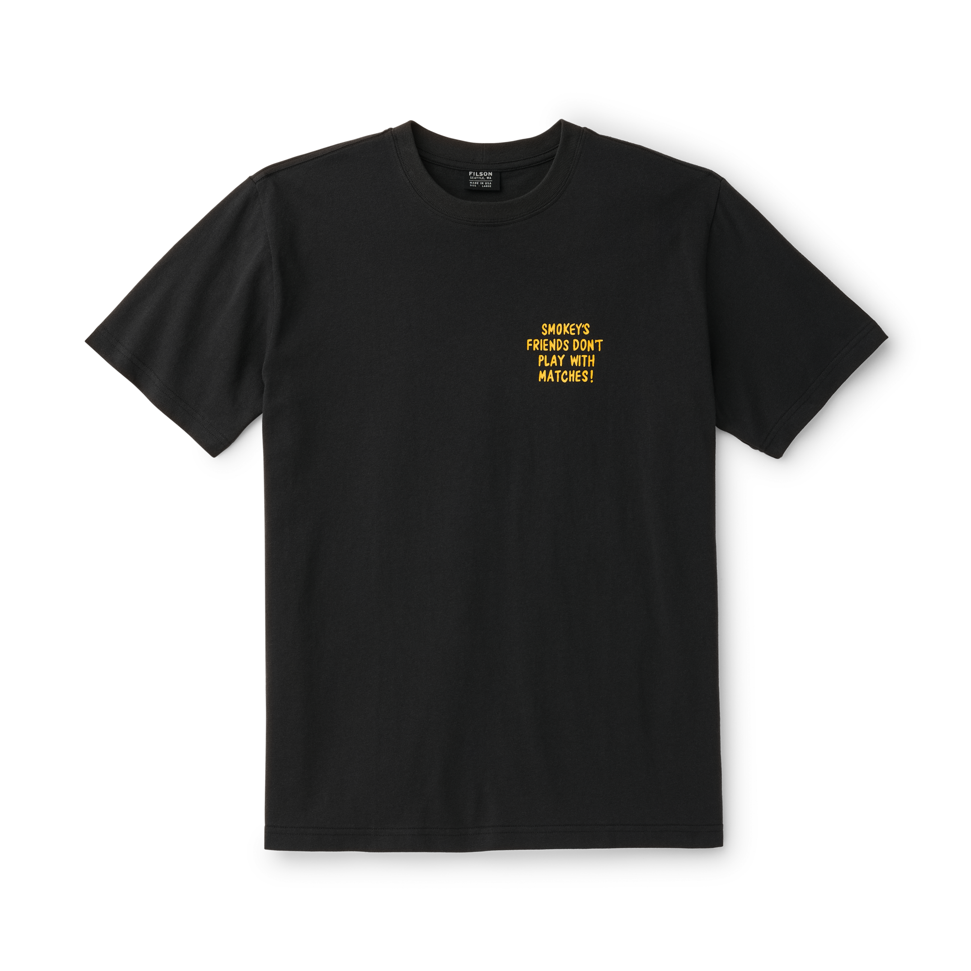 Smokey Bear T-shirt - Faded Black