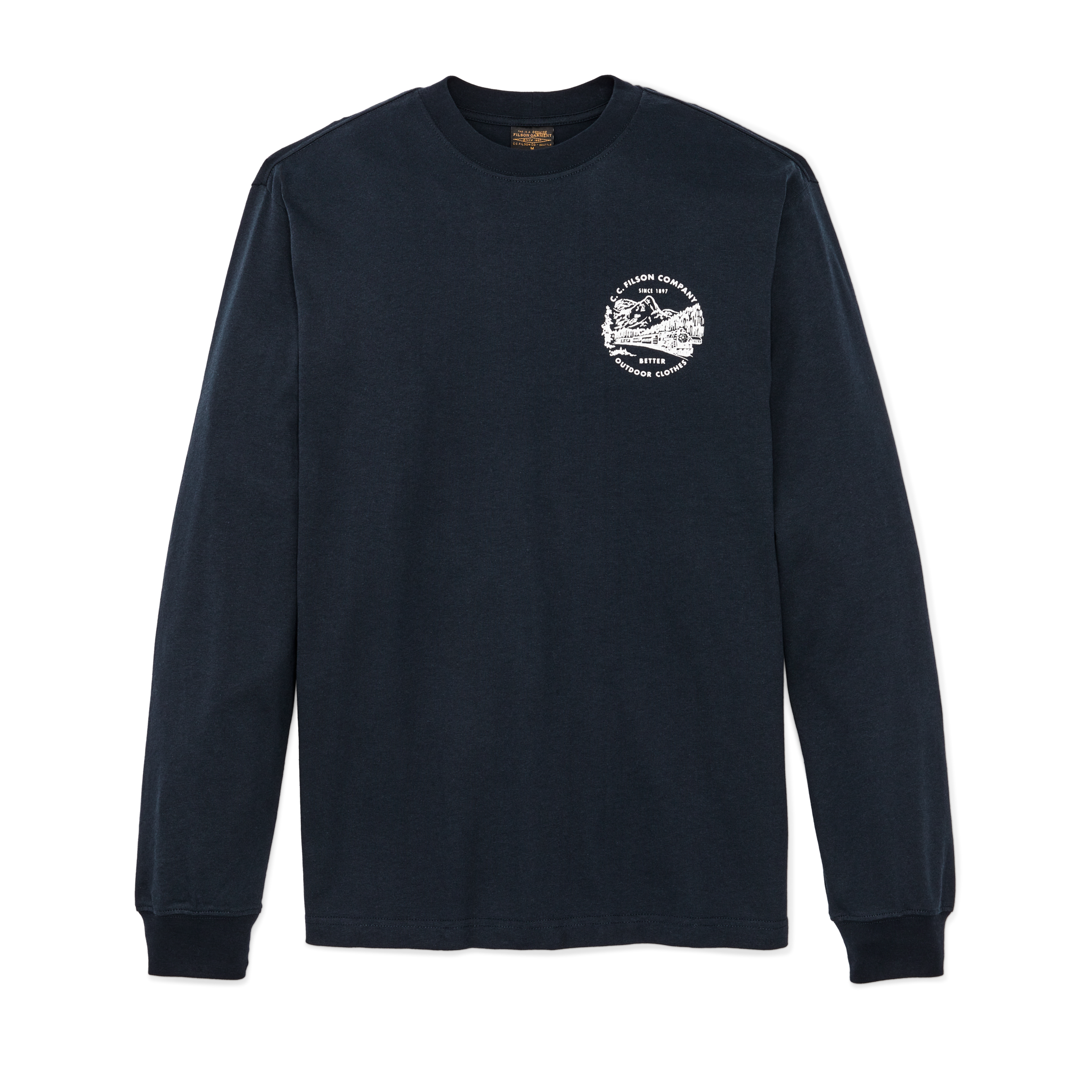 Long Sleeve Frontier Graphic T-shirt - Navy / Northwest