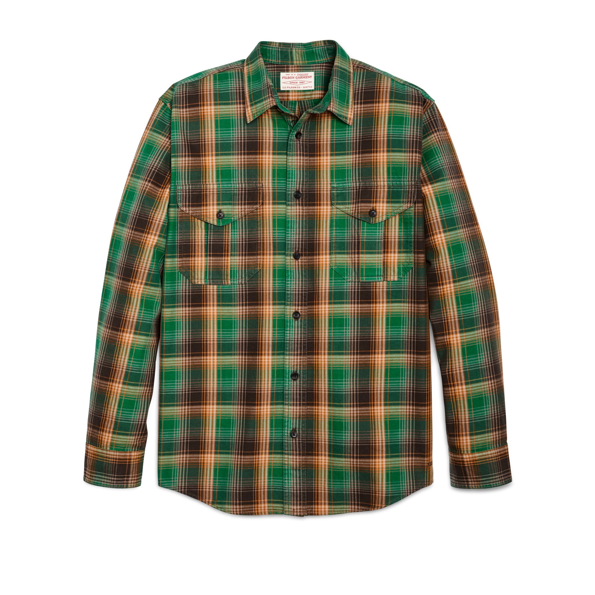 Lightweight Alaskan Guide Shirt - Yellow / Green / Gray Plaid